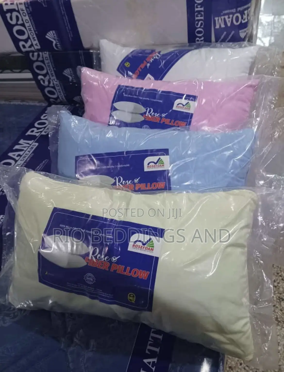 Fiber Pillows/ Rose Foam Pillows