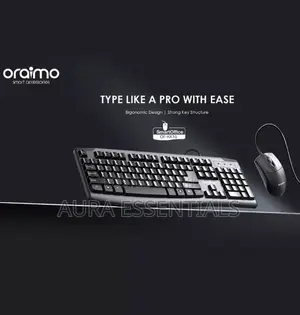 Oraimo Smartoffice Keyboard Mouse Combo Quiet Keystrokes
