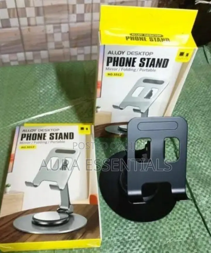 360 Degree Rotation Mobile Alloy Stand, Metal