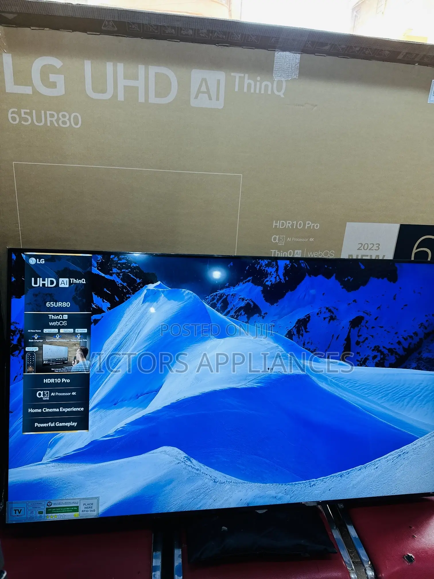 Original LG 65" Webos Smart TV