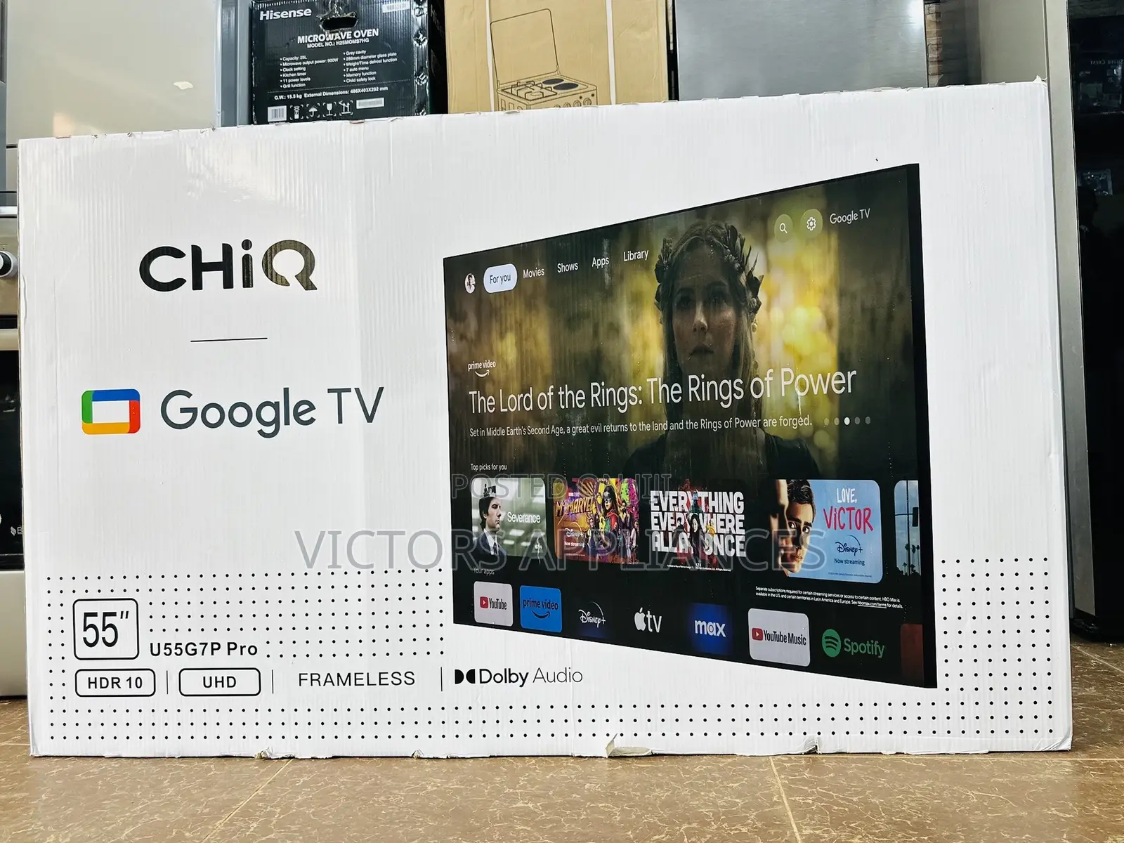 55inch Chiq Android Smart TV