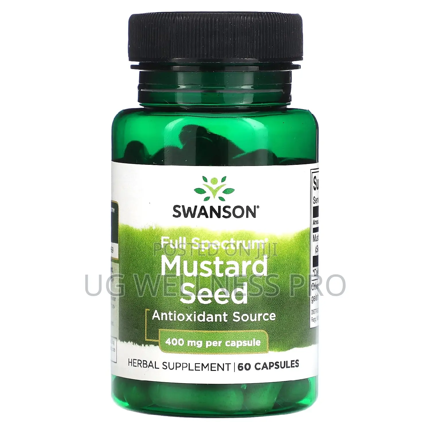 Swanson, Full Spectrum Mustard Seed, 400 Mg, 60 Capsules