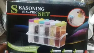 Transparent Spice Rack Set