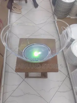 LED Color Changing Transparent Ice Bucket.