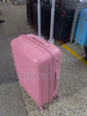 Classy VIP Pure Rubber Plastic Suitcases. Medium. ( Pink)