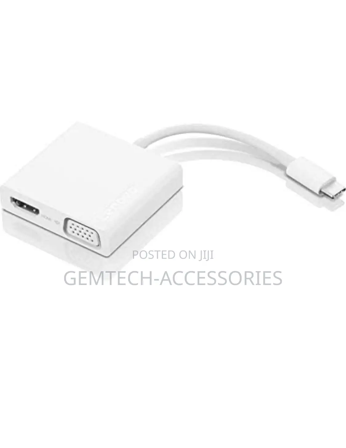 USB-C 3-in-1 Travel Hub, HDMI, VGA, USB 3.0, Plug Play