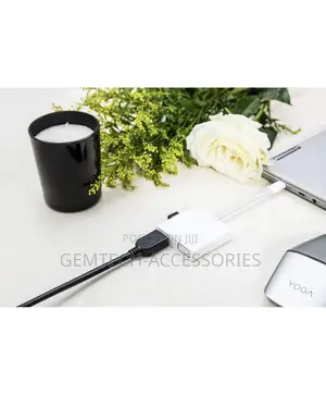 USB-C 3-in-1 Travel Hub, HDMI, VGA, USB 3.0, Plug Play