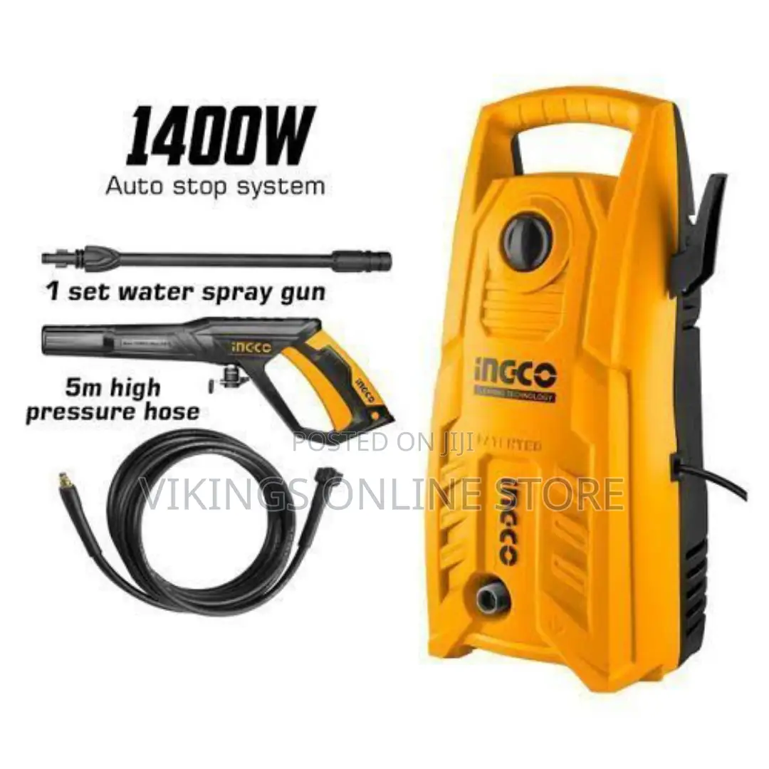 INGCO High Pressure Washer 1400W for Cars and House Washing