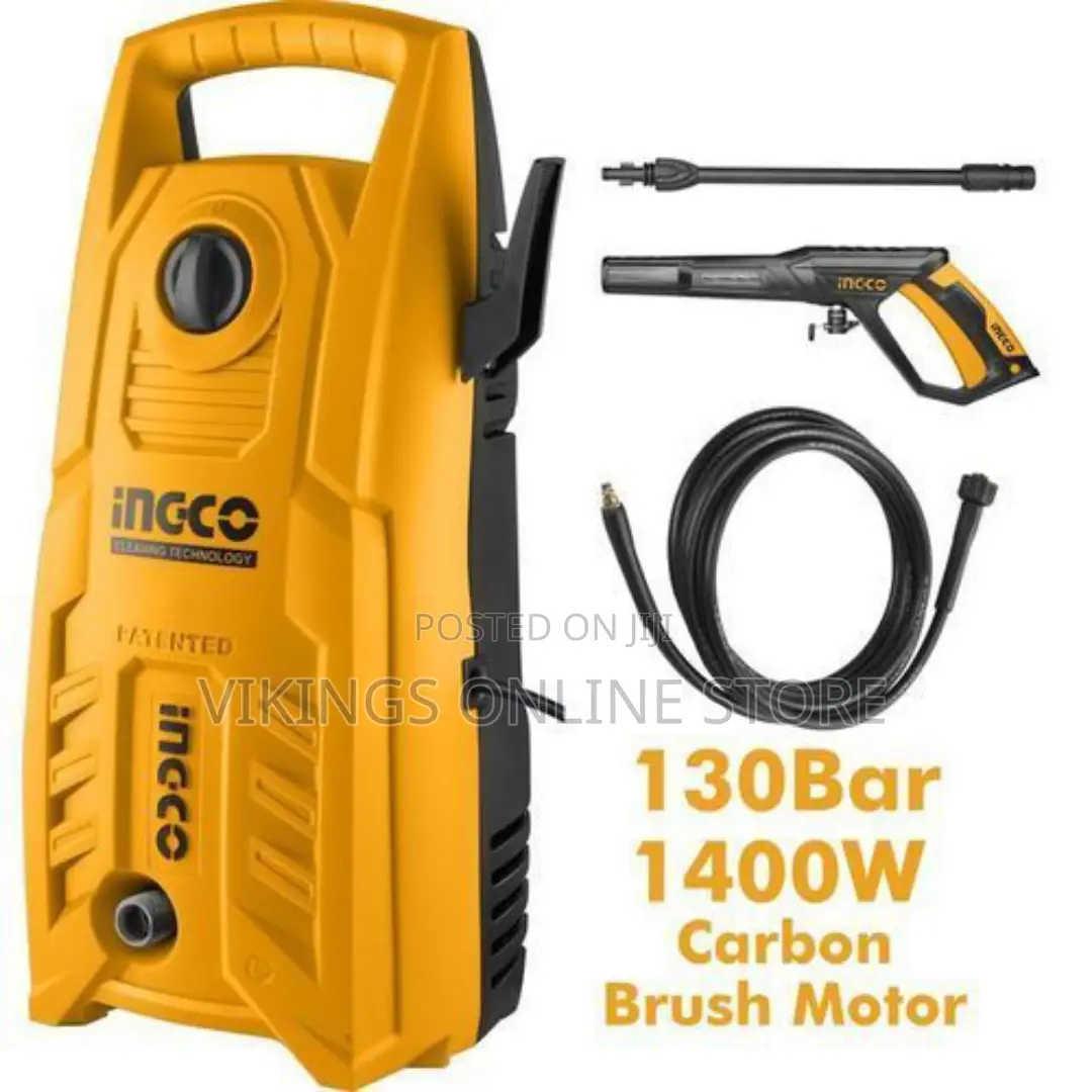 INGCO High Pressure Washer 1400W for Cars and House Washing