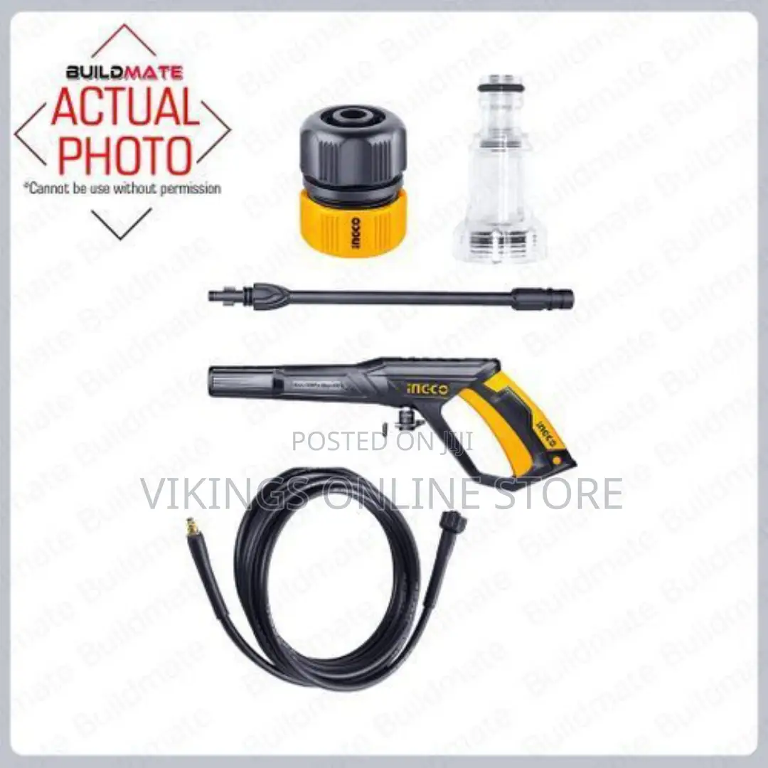 INGCO High Pressure Washer 1400W for Cars and House Washing