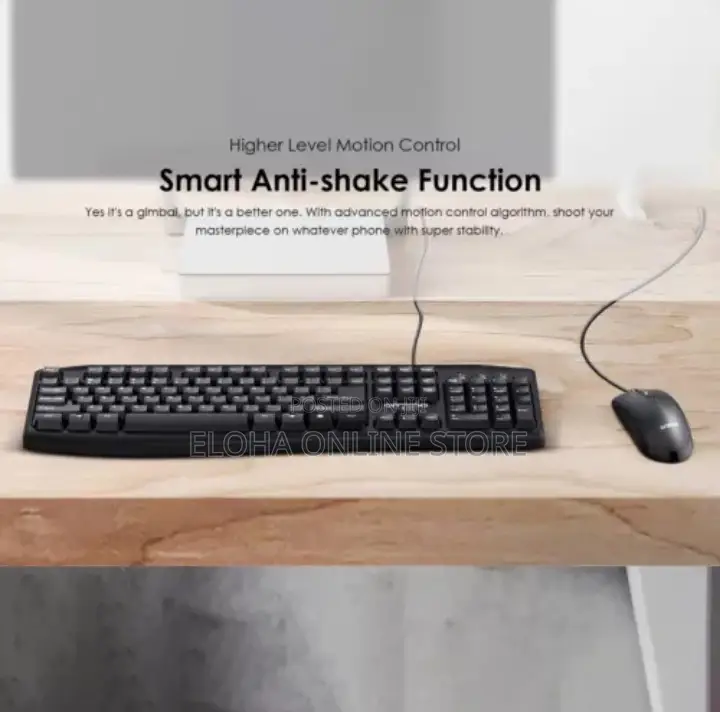 Oraimo Original Wired Smart Easy Keyboard Mouse Combo