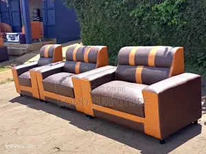 Magnificent Brown Five Seater Sofa