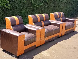 Magnificent Brown Five Seater Sofa