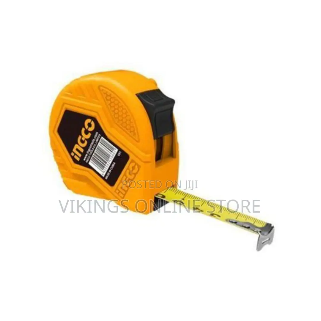 INGCO HSMT0833 Steel Measuring Tape - Yellow