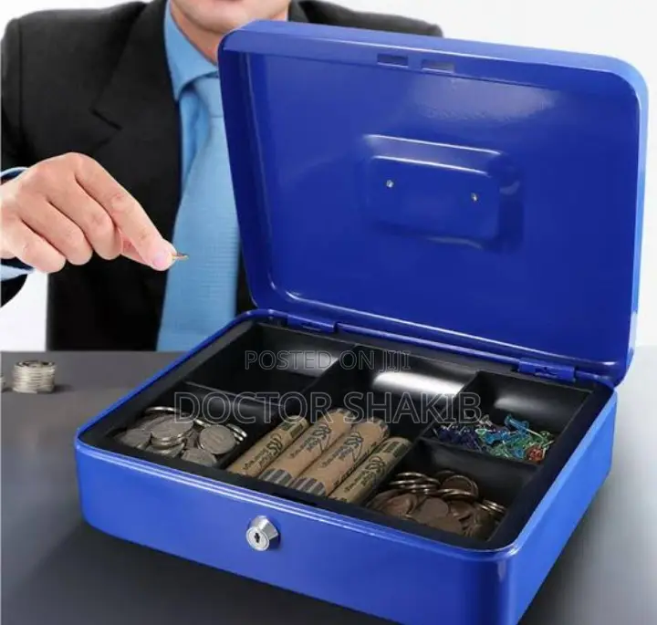 Steel Cash Box Deposit Money Bank
