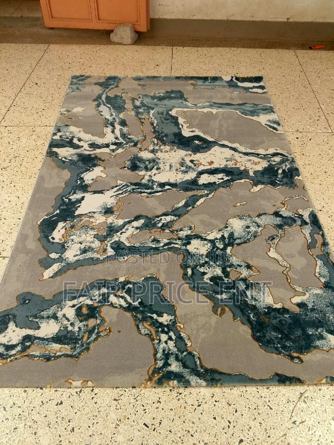 Vip Original Center Carpet. 1.5x 2 Metres.( Blue)