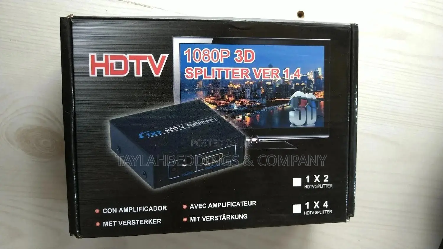 4 Ports HDMI Splitter 1x in 4X Out HDMI Splitter Full HD 3D
