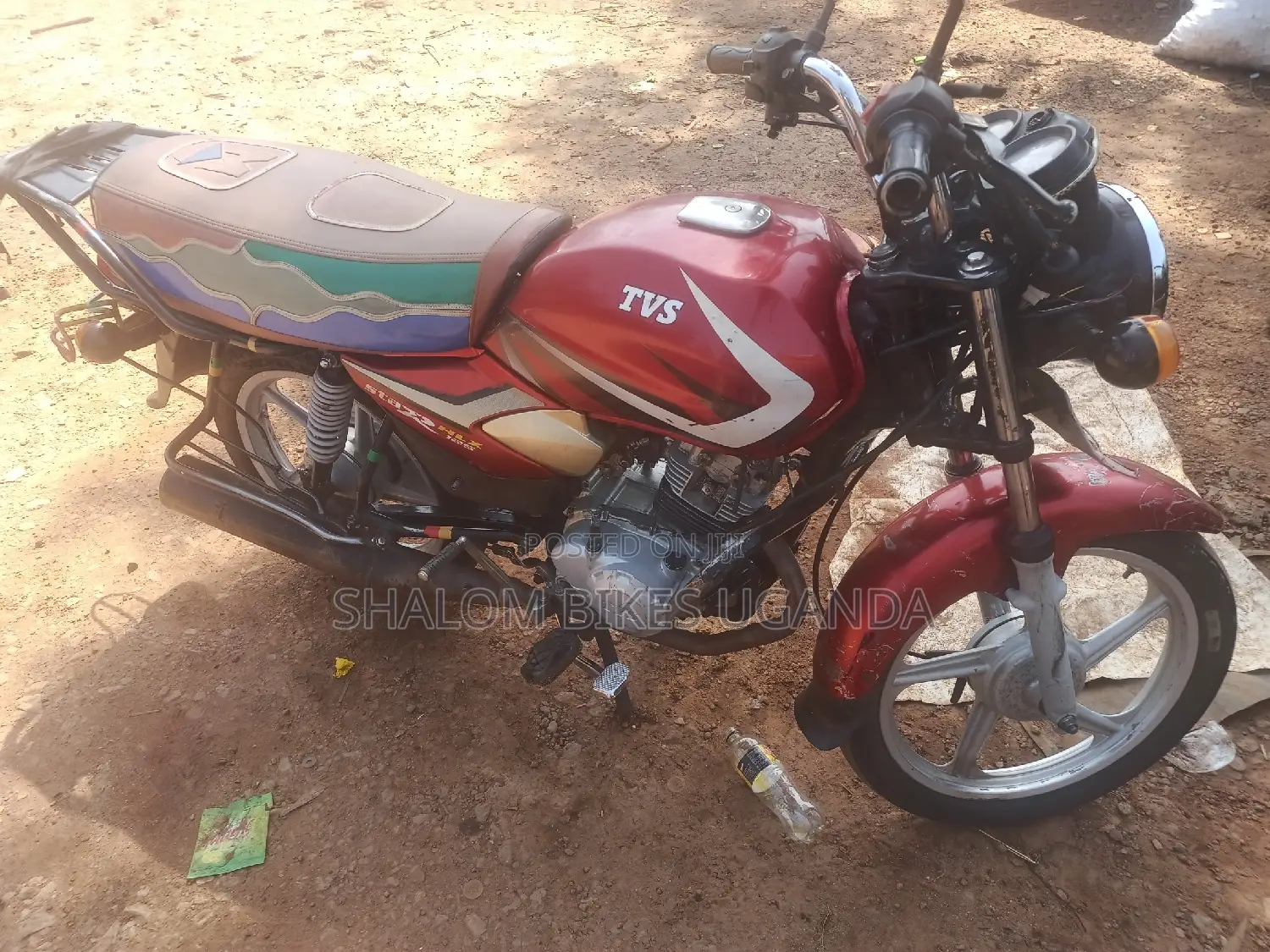 TVS HLX 125 2022 Red