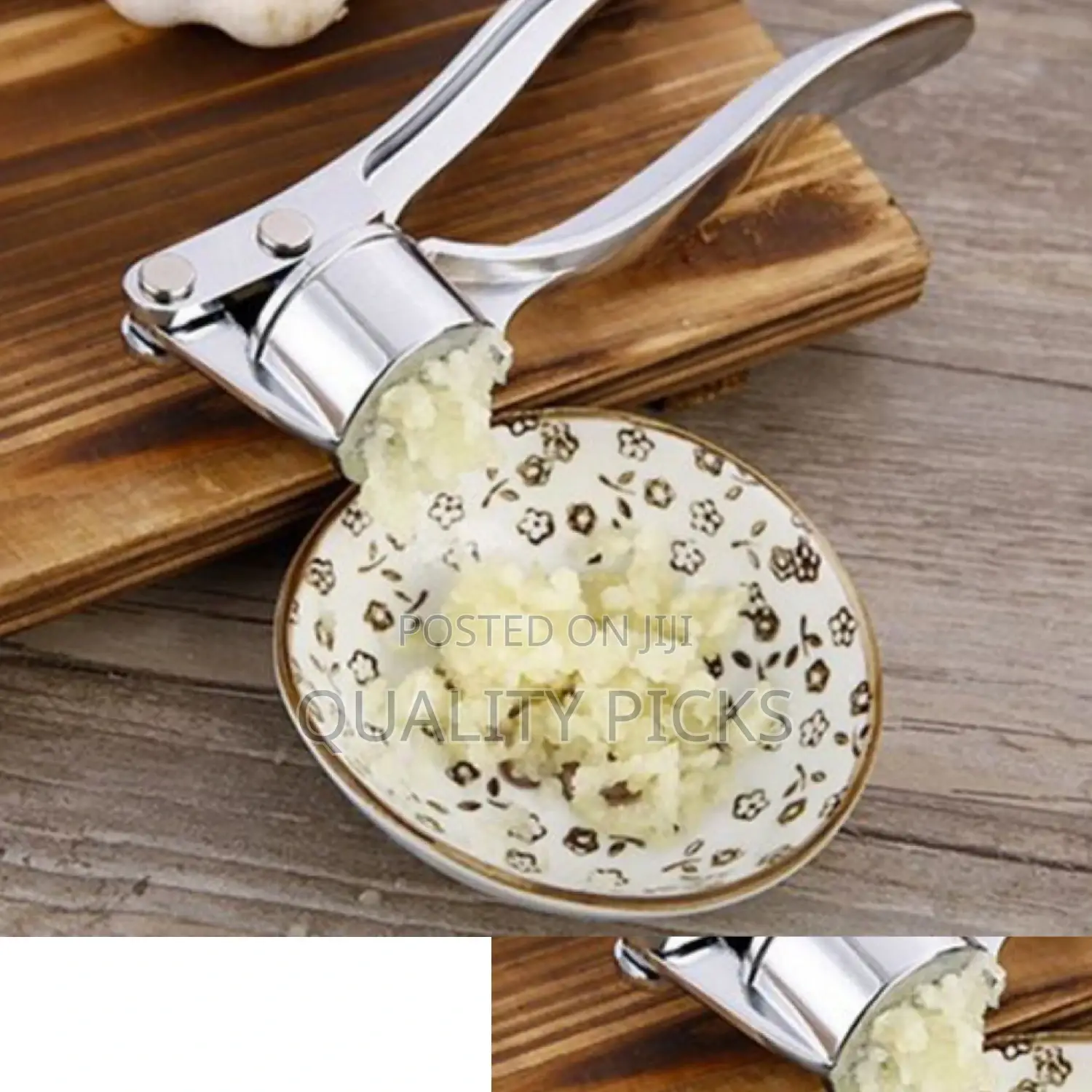 Stainless Garlic Press
