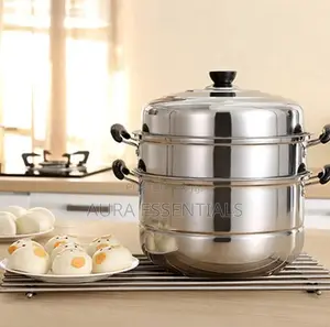Multi-Layer Boiler Cookware Steamer Pot 3 Tiers