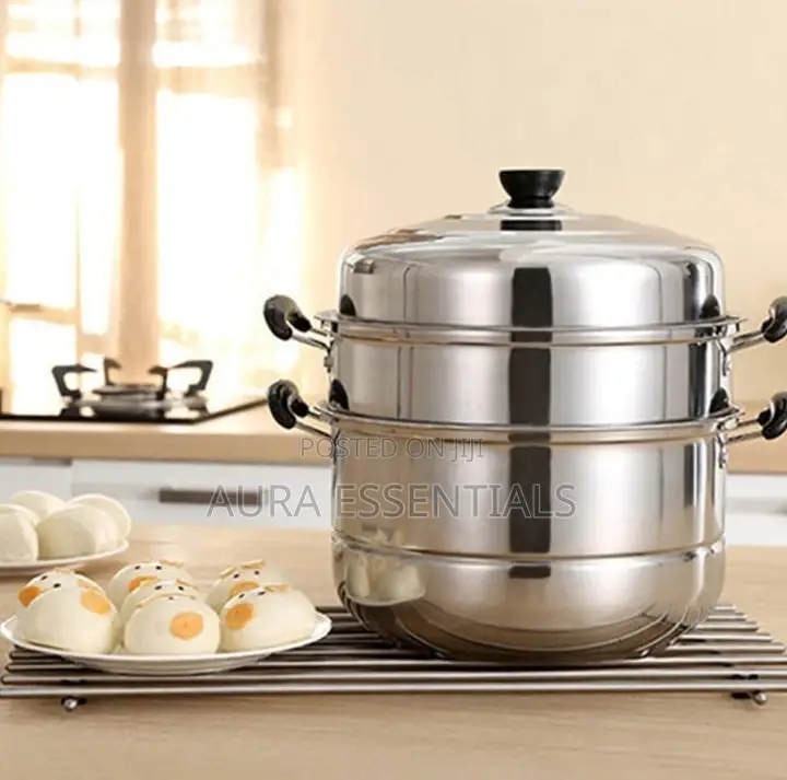Multi-Layer Boiler Cookware Steamer Pot 3 Tiers