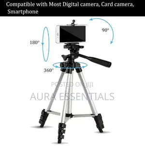 Portable Adjustable Aluminum Lightweight Tripod Stand