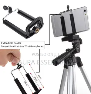 Portable Adjustable Aluminum Lightweight Tripod Stand