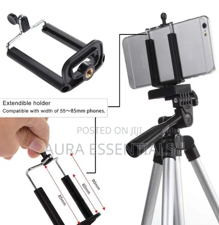 Portable Adjustable Aluminum Lightweight Tripod Stand