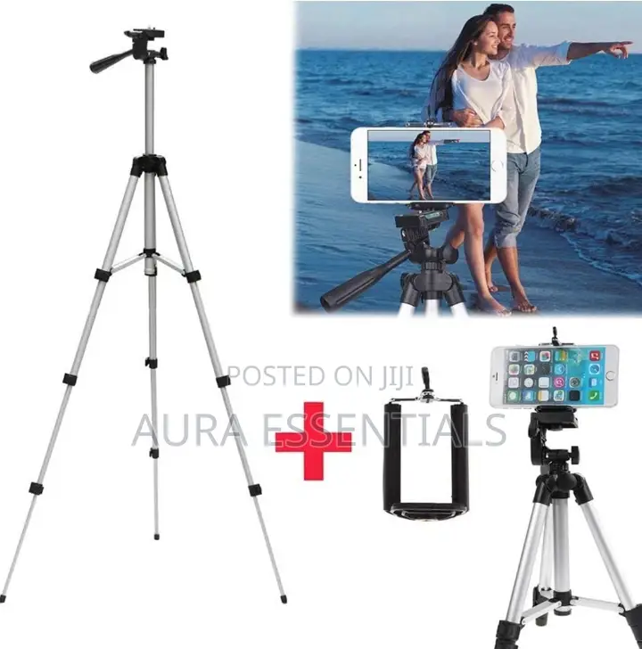 Portable Adjustable Aluminum Lightweight Tripod Stand