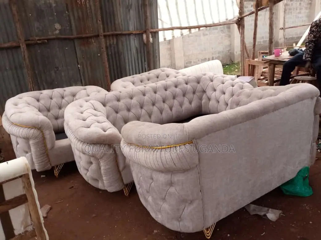 7 Seater Tufted Sofa Set on Order