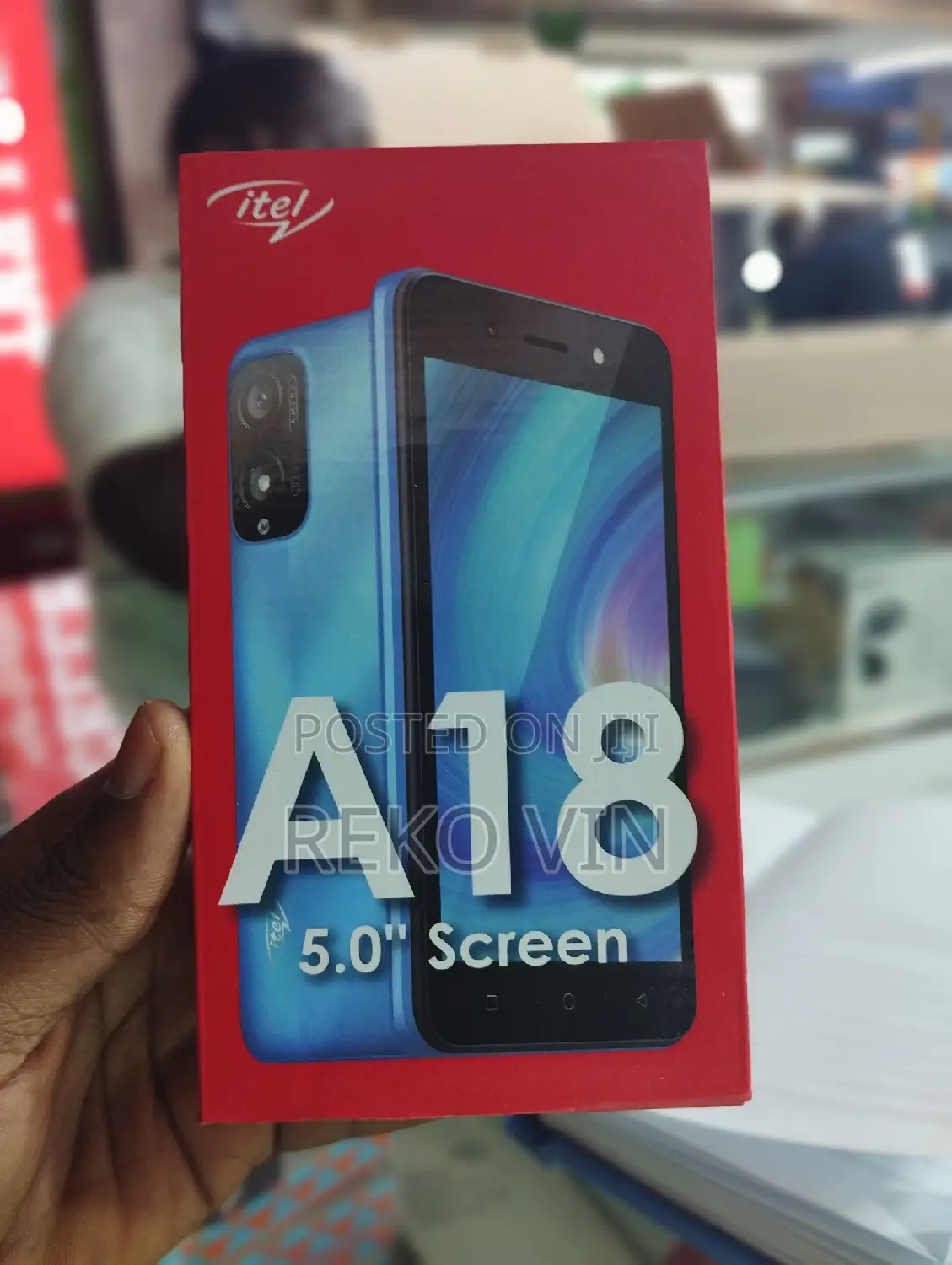 New Itel A18 32 GB Black
