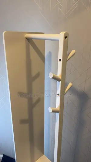 Full Length Dressing Mirror With Rack + Shelves