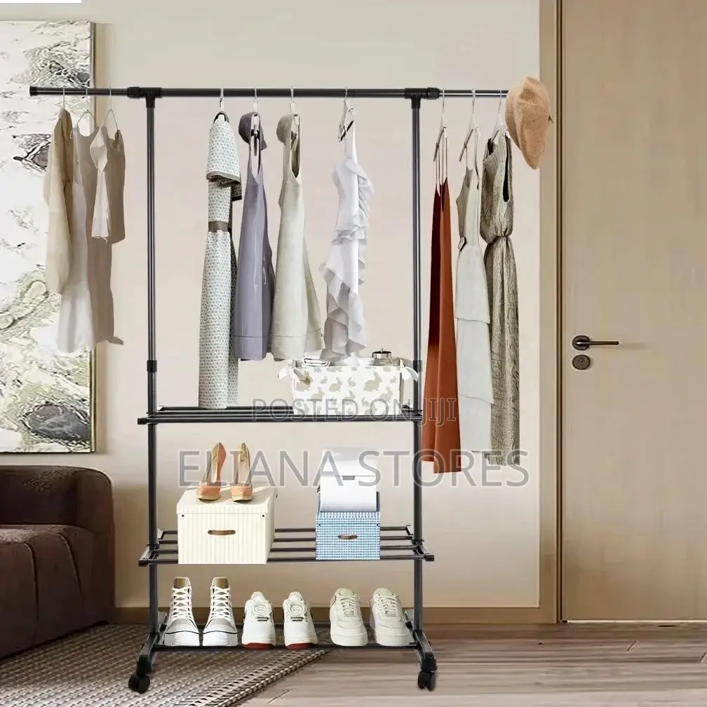 Multipurpose Clothes and Shoe Rack