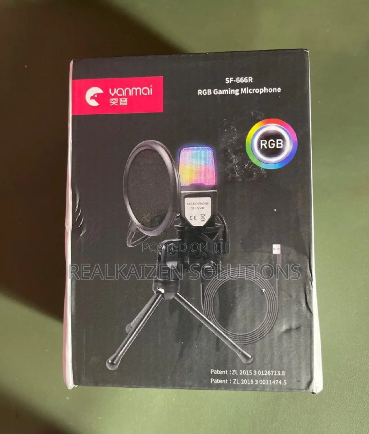 YANMAI RGB USB Gaming Condenser Cardioid Microphone
