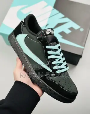 Original Nike Air Jordan 1 Low Travis Scott Tiffany Sneaker