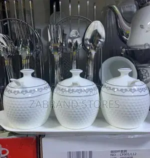 Ceramic Suger Bowl Set