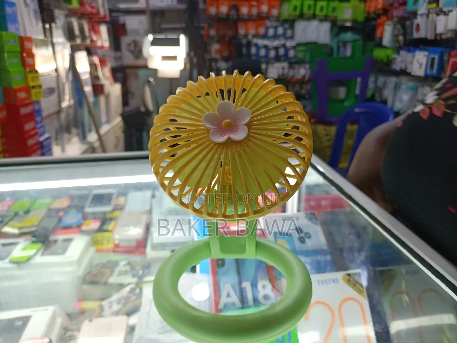 Rechargeable Mobile Fan Available