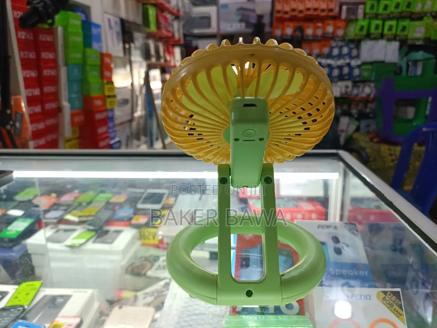 Rechargeable Mobile Fan Available