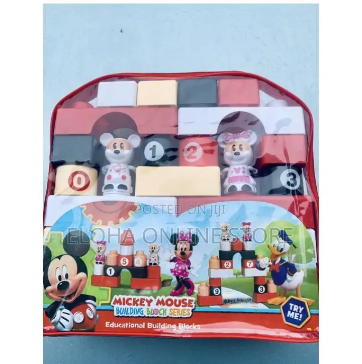 New Mickey Mouse Kids Building Blocks
