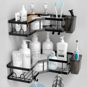 Corner Shower Caddy 4pc Pack