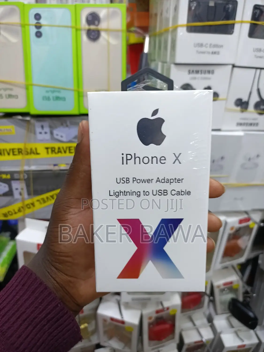 iPhone X Usb Power Adapter Lightning to Usb Cable