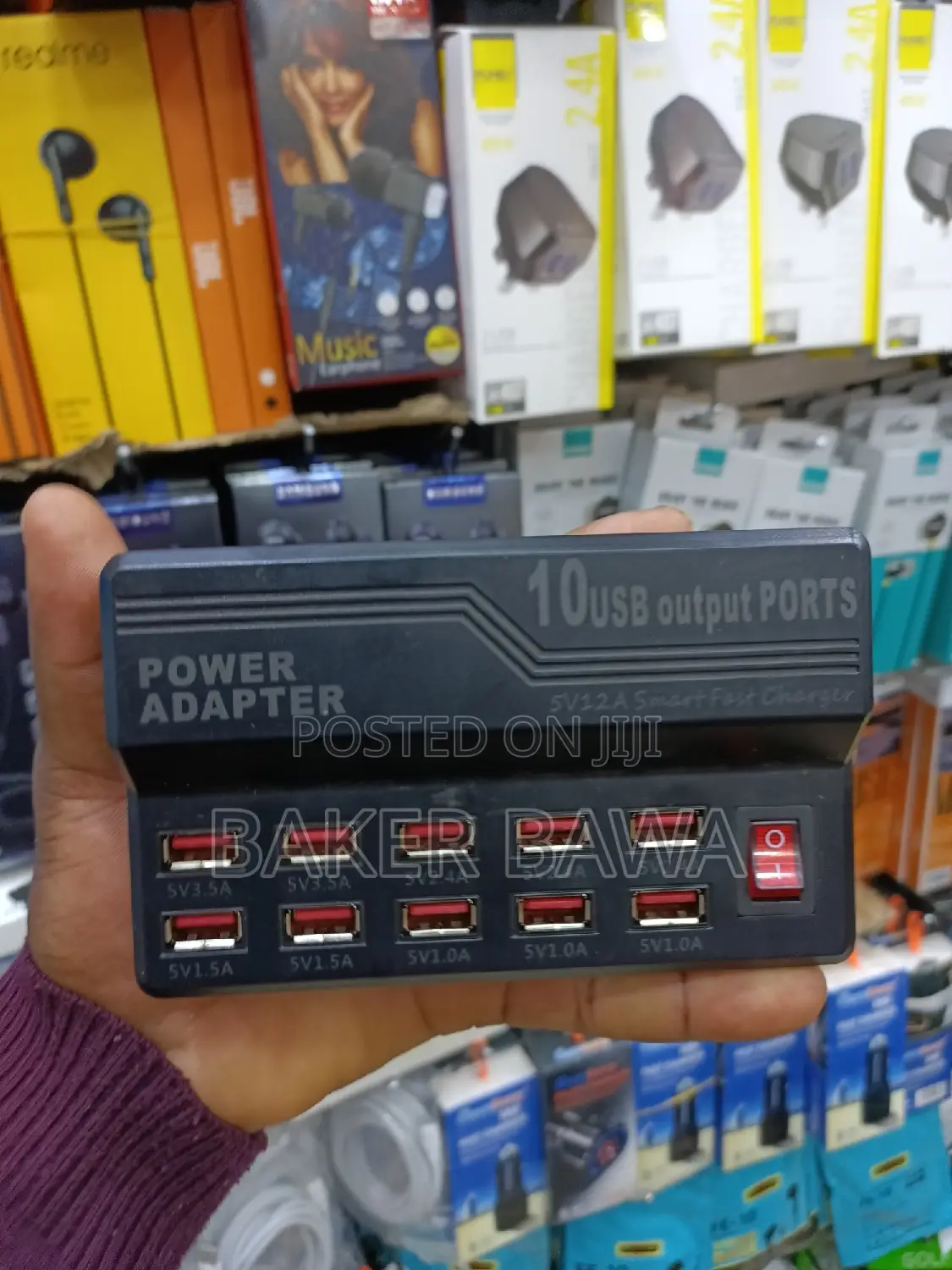 10 USB Output Ports