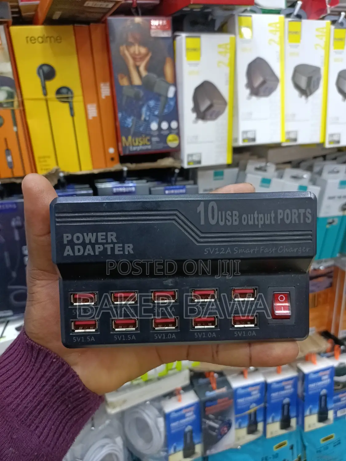 10 USB Output Ports