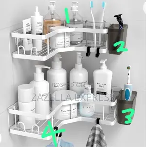 4 Piece Corner Shower Caddy