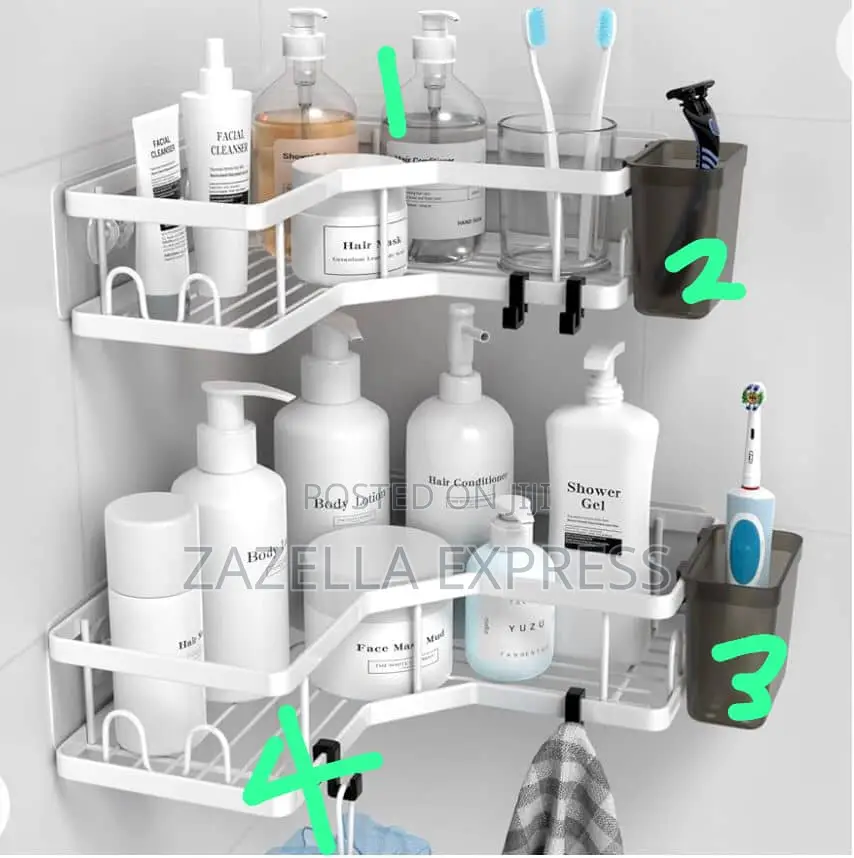 4 Piece Corner Shower Caddy