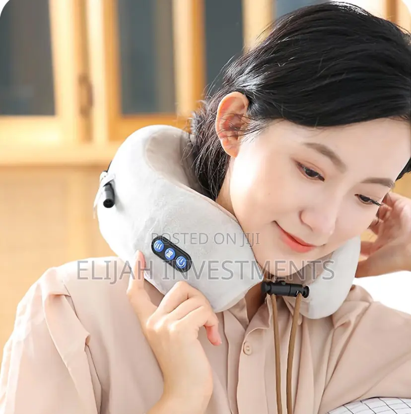 Portable Electric Neck Massage Pillow 4 Traveling, Home