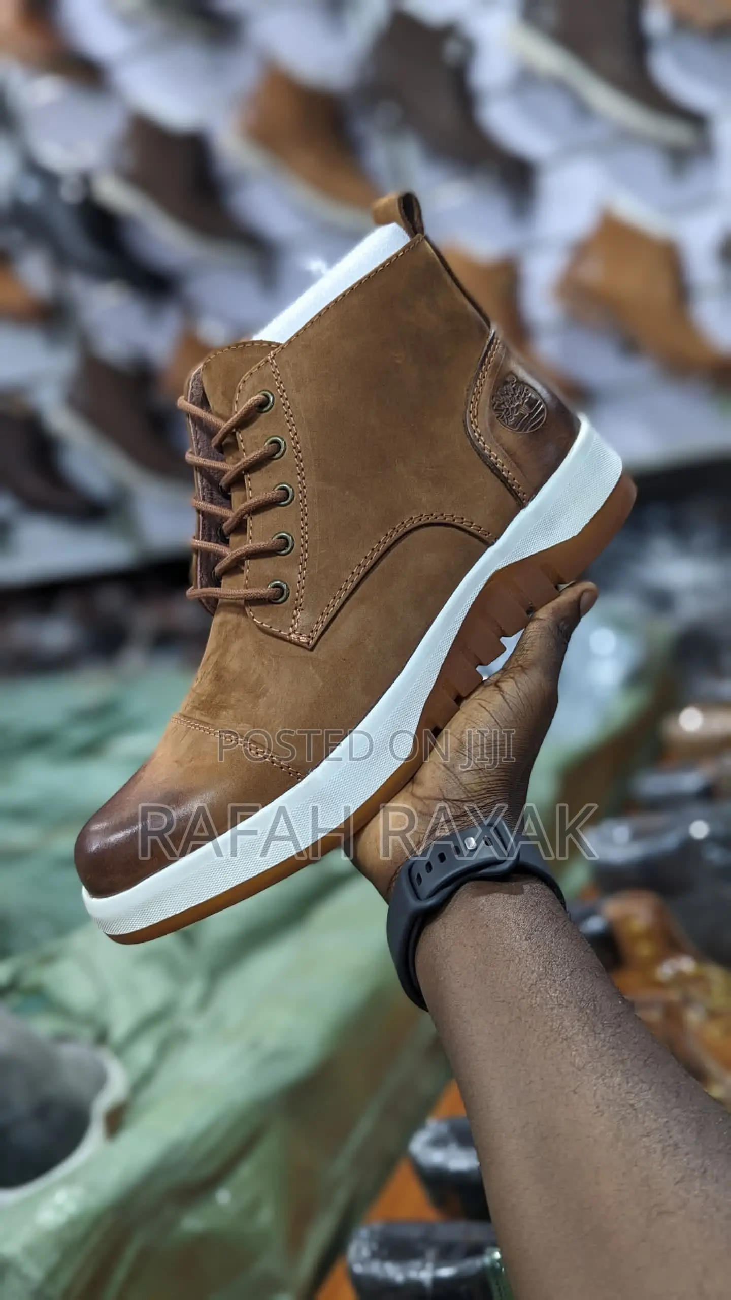 Original Brown Timberland Casual Premium Leather Ankle Boots