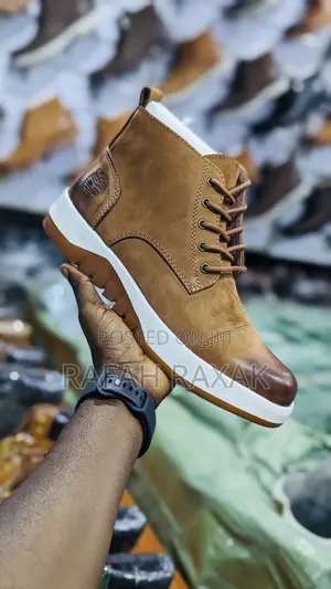 Original Brown Timberland Casual Premium Leather Ankle Boots