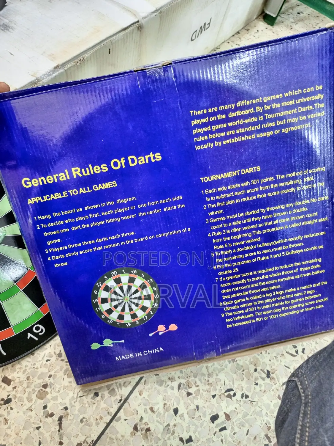 Magnetic Dart Game Board