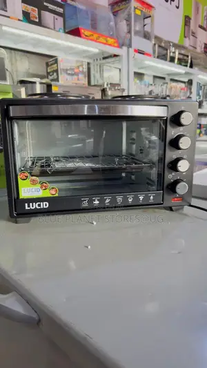 LUCID 48litres Mini Ovens With Hotplates \\ 2000w \\ LEO48LR